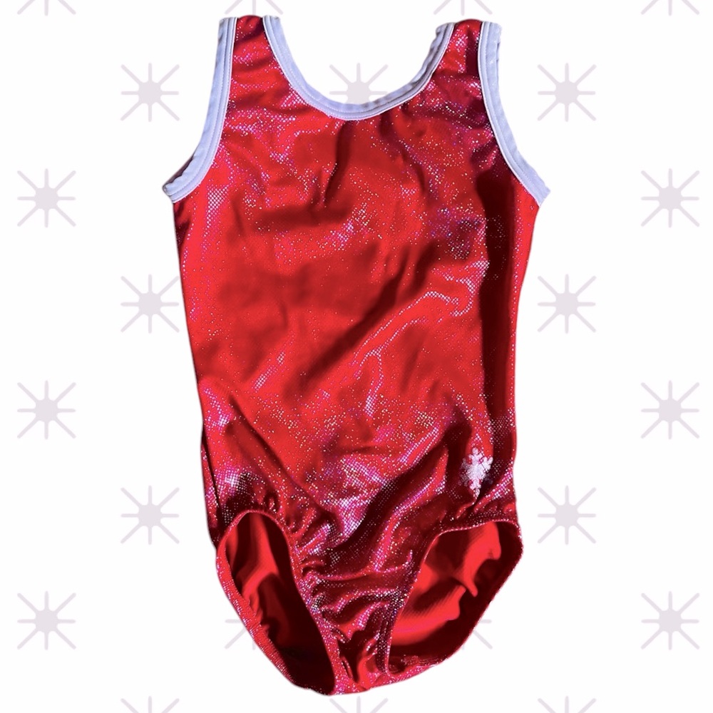 Gymnastics Leotard, SNOWFLAKE DESIGNS, Girls M